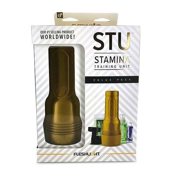 Мастурбатор Fleshlight STU Value Pack: присоска, змазка, очищувальний та відновлювальний засіб Sex Aura | Зображення 1