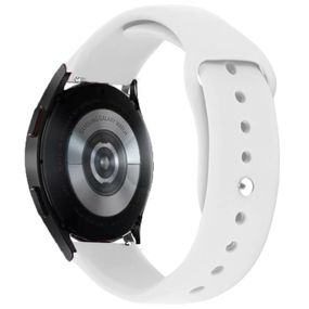Силиконовый ремешок Sport для Smart Watch 22mm Белый / White