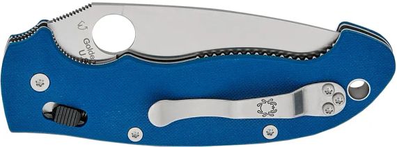 Ніж Spyderco Manix 2 XL CPM SPY27 G-10 Cobalt Blue | Зображення 3