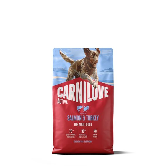 Корм сухий Carnilove Active Salmon & Turkey для cобак лосось та індичка 4 кг
