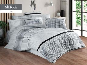 Постільна білизна EVA Ranforce 200 х 220 см. Sierra Gri