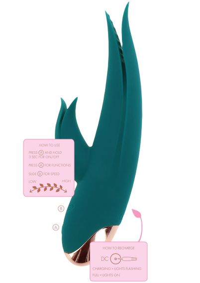 Вибратор Sage Pinpoint Vibrator Green Sex Aura | Зображення 5