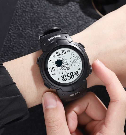 Чоловічий годинник Skmei 1820BKWT Black-white | Зображення 2