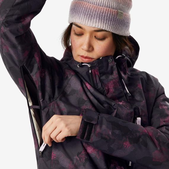 Куртка жіноча 500 для сноубордингу чорна/рожева - S | Зображення 5