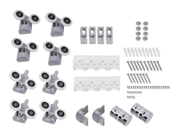Набір Lidz Душова кабіна Latwa SC90x90.SAT.MID.FR напівкругла, скло Frost 4 мм + Душовий піддон Kapielka ST90x90x26, з панеллю | Зображення 8