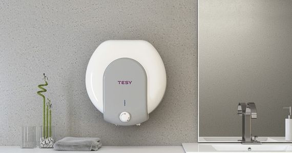 Водонагрівач Tesy Bilight Compact 10A GCA 1020 L52 RC 2 кВт, "мокрий" ТЕН, 10 л, циліндричний, вертикальний, над мийкою, білий (304409) | Зображення 1