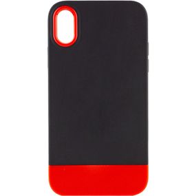 Чохол TPU+PC Bichromatic для Apple iPhone XR (6.1") Силікон, Black / Red