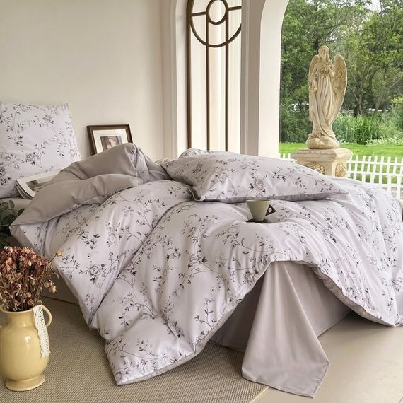 Постільна білизна євро з фланелі Colorful Home Print 5 22059 200х230 см