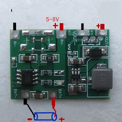 Повышающий DC-DC + зарядка LI-ION 3.7V | Зображення 3