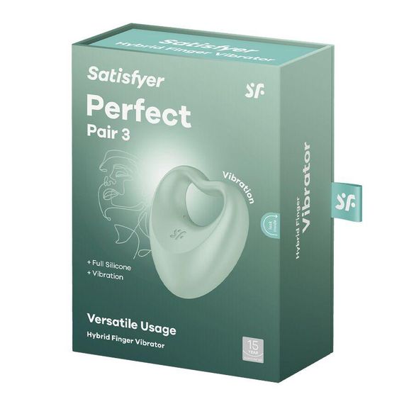Вібратор на палець та ерекційне кільце 2в1 Satisfyer Perfect Pair 3 | Зображення 6