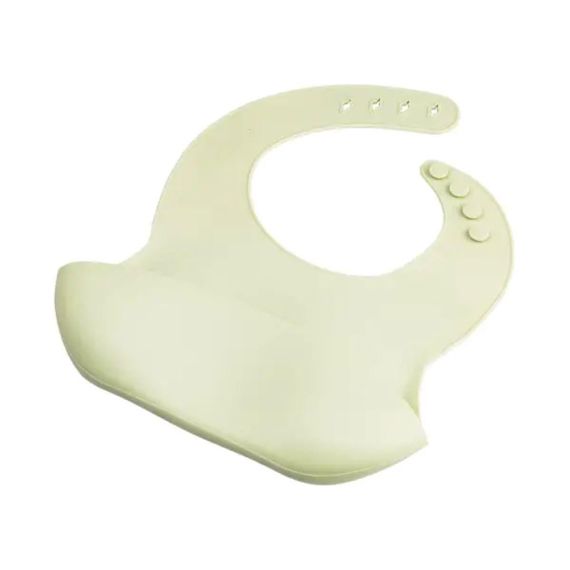 Дитячий набір силіконового посуду 7 предметів Зелений HP34546G | Зображення 1