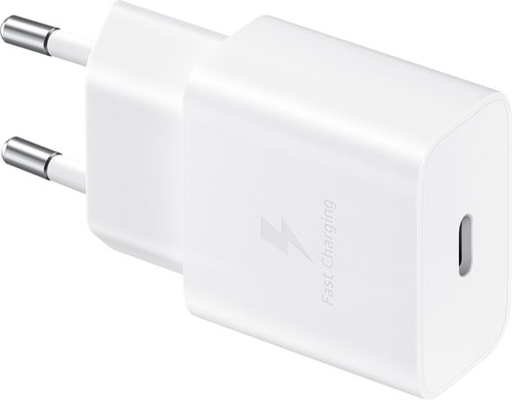 Мережевий зарядний пристрій Samsung 15W Power Adapter Type-C+Cable - White (EP-T1510XWEGEU) | Зображення 2