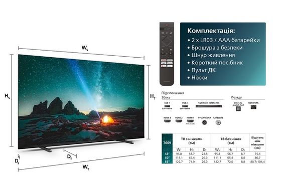 LED-телевізор Philips 43PUS7609/12 | Зображення 7