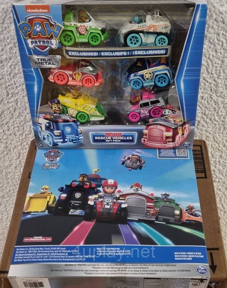 Щенячий патруль. Набір із 6 металевих машинок: Трекер, Еверест, Маршал, Кремез, Гонщик, Скай. Paw Patrol | Зображення 6