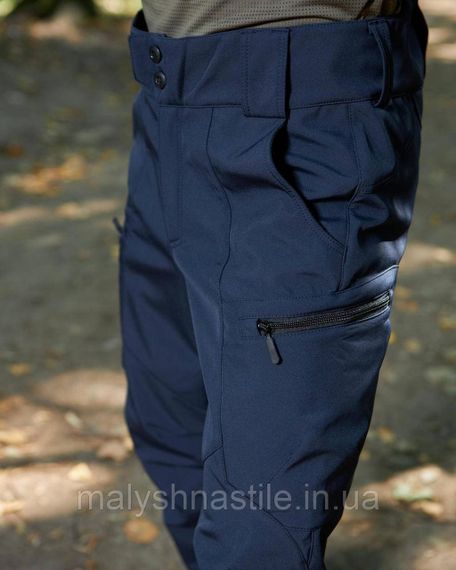 Штани Soft Shell Military темно-сині | Зображення 3