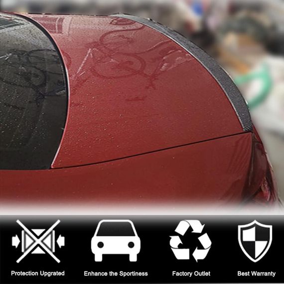 Спойлер Lip V3 (Карбон) для Ауди A6 C7 2011-2017 гг | Зображення 1