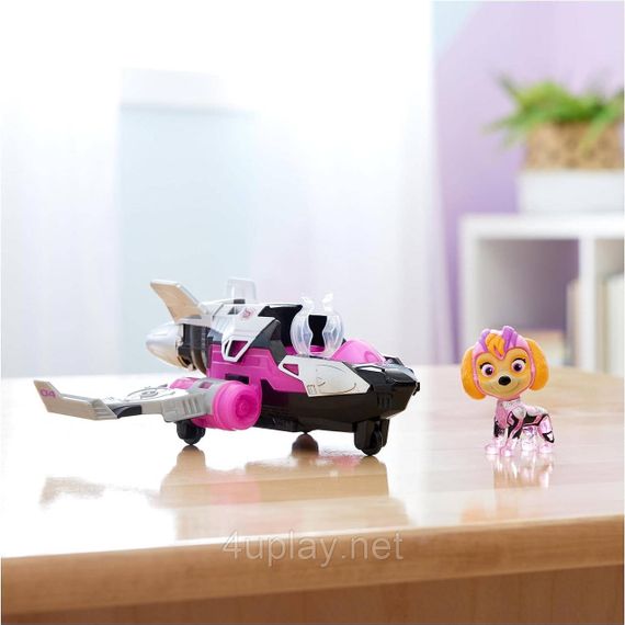 Щенячий Патруль Мегакіно 2023: Літак та фігурка Скай. Paw Patrol Skye Mighty Movie Jet. Світло, звук | Зображення 3