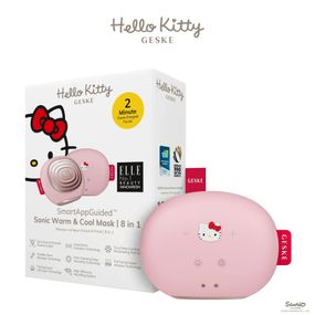 Ультразвукова маска тепло та холод GESKE Sonic Warm&Cool Mask 8в1 by Hello Kitty pink