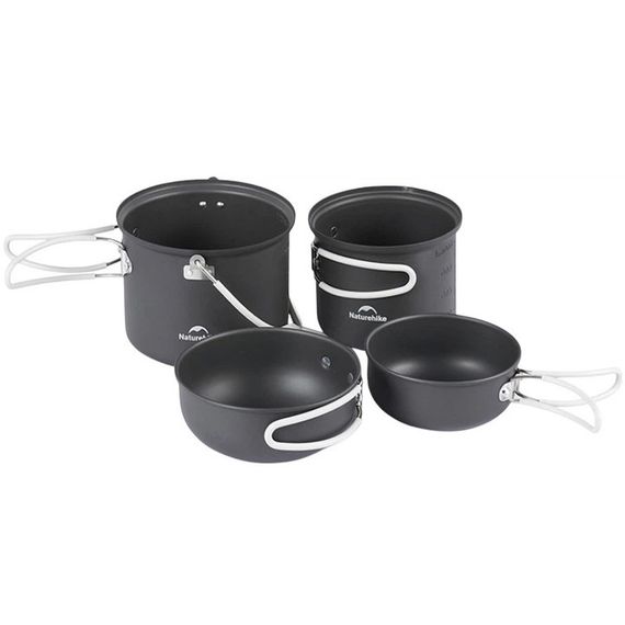 Набор посуды Naturehike NH18T018-G 2 кастрюли, 2 крышки OE-95 | Зображення 1