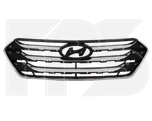Решетка радиатора Hyundai Santa Fe III '12-16 (FPS)