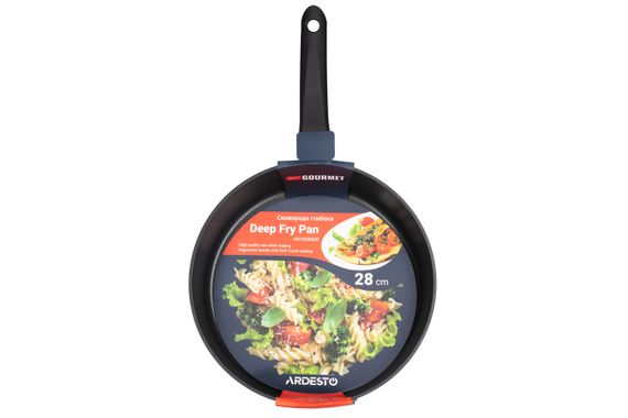 Сковорода ARDESTO глибока Gemini Gourmet Bolzano 28 см, чорний, алюміній (AR1928GDP) | Зображення 3