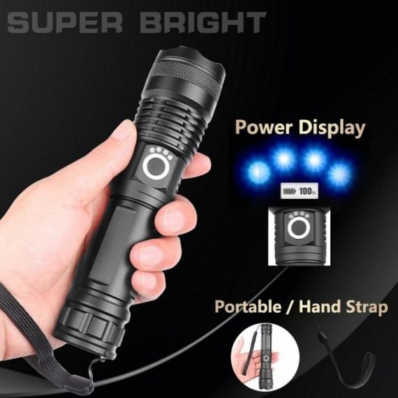 Сумка на пояс із еко-шкіри + Професійний ліхтар POLICE BL-X71-P50 | Зображення 3