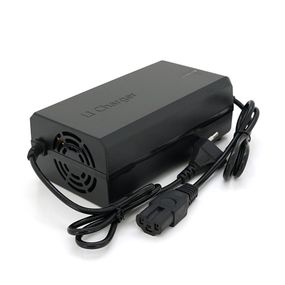 Зарядний пристрій Jinyi для акумуляторів LiFePo4 72V(87,6V),24S,6A,штекер Triangle plug (T-tipe/IEC/C13 N+L-), з індикацією,BOX