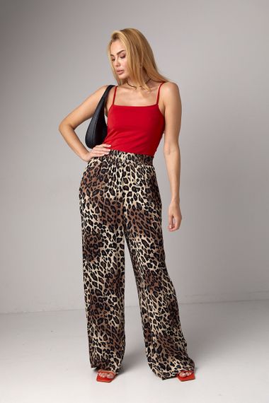 Женская базовая майка на бретелях - красный цвет, M (есть размеры) | Зображення 3