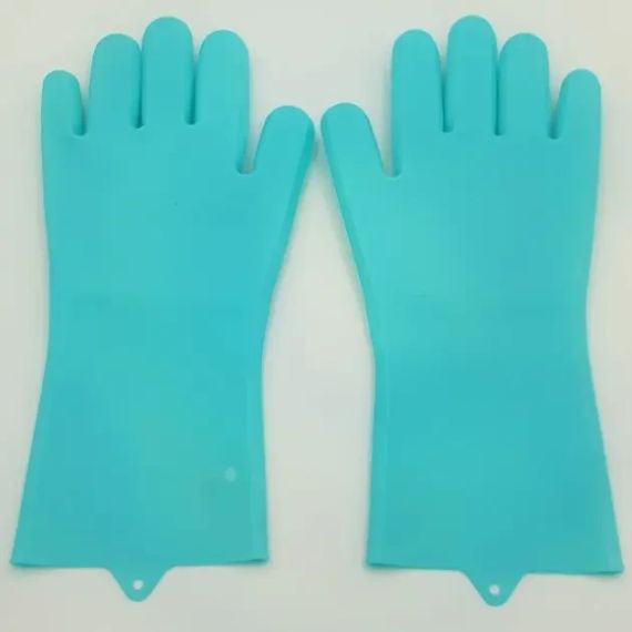 Многофункциональные силиконовые перчатки для мытья и чистки посуды | Зображення 3