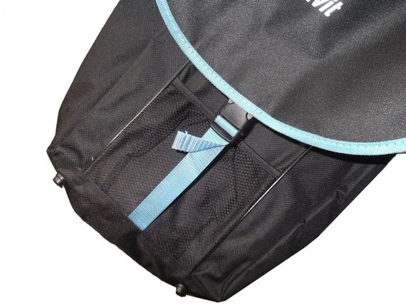 Велосипедная сумка на багажник с дождевиком 24L Сrivit черная | Зображення 4