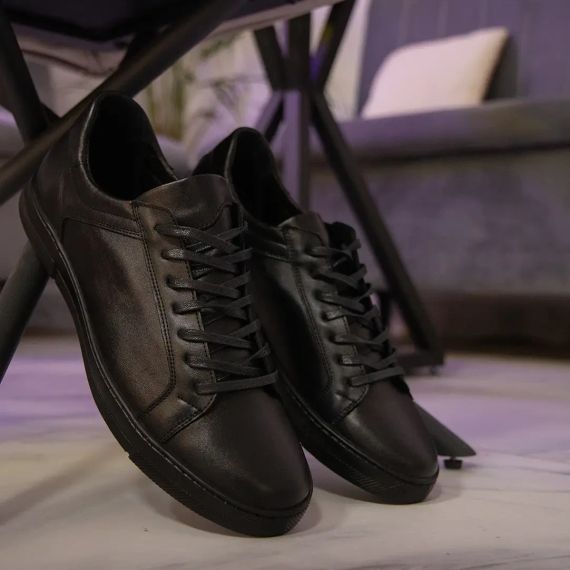 Чорні чоловічі кеди 48 розмір 32 см | Зображення 5