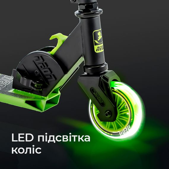 Самокат Neon Vector Зеленый (NT05G2) | Зображення 1