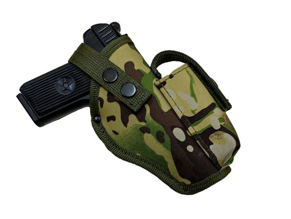 Кобура ТТ поясна з чохлом під магазин колір піксель, Мультикам MS