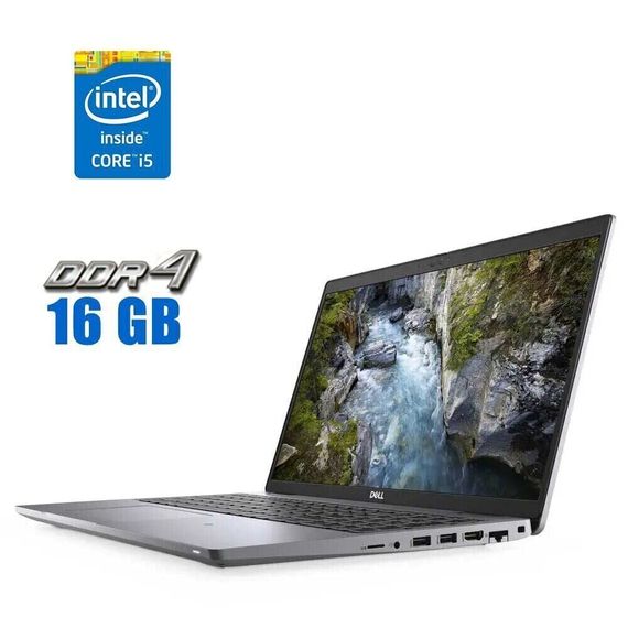 Ультрабук Б-клас Dell Precision 3560 / 15.6" (1366x768) TN / Intel Core i5-1145G7 (4 (8) ядра по 2.6 - 4.4 GHz) / 16 GB DDR4 / 240 GB SSD / Intel Iris Xe Graphics / WebCam / Windows б/в
