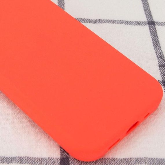 Чохол Silicone Case Full Protective (AA) NO LOGO для Apple iPhone 12 Pro / 12 (6.1") Кавуновий / Watermelon red | Зображення 1