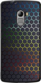 Чехол на Lenovo A7010 Переливающиеся соты "498u-232-17620"