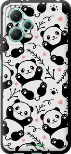 Чохол на Xiaomi Redmi Note 12 5G Панди "4318b-2934-2448"
