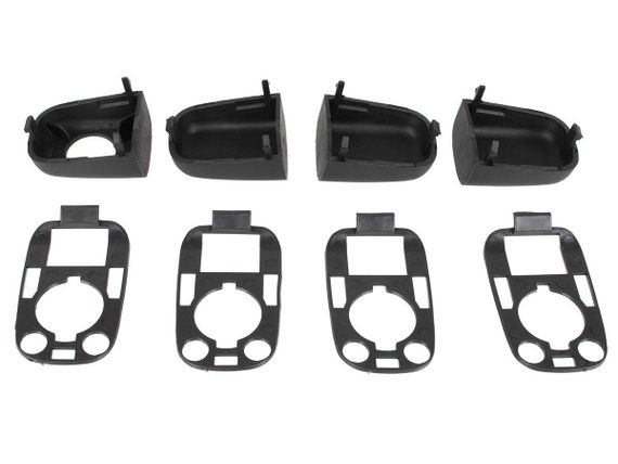 Peugeot 307 / 307 CC / 307 SW (03-09) заглушки зовнішніх ручок дверей 4 шт комплект, Пежо | Зображення 1