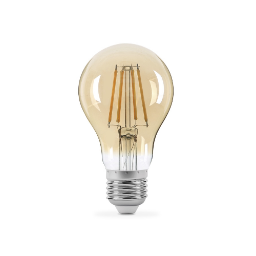 Лампа A60 7W E27 2200К 220V Filament A LED Titanum | Зображення 1