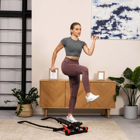 Степпер Hop-Sport HS-045S Slim красный | Зображення 7