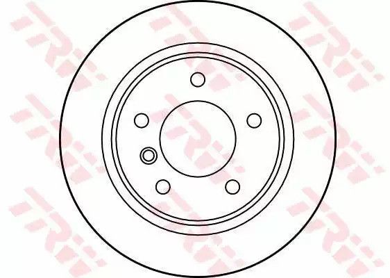 Диск гальмівний BMW 3 E36 93-983 E46 98-05 , TRW (DF2767) | Зображення 1