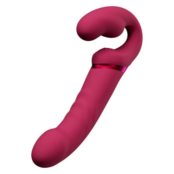Безремінний смарт-страпон Lovense Lapis vibrating strapless strap-on, 3 мотори | Зображення 3