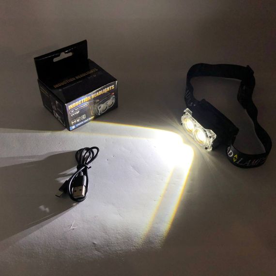 Тактичний налобний ліхтар на акумуляторі, Компактний налобний ліхтар для нічної їзди AI-15 | Зображення 4