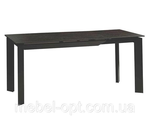 Стіл Vermont Black Marble чорний, кераміка під чорний камінь 1200 (+500) х800х760 мм | Зображення 3