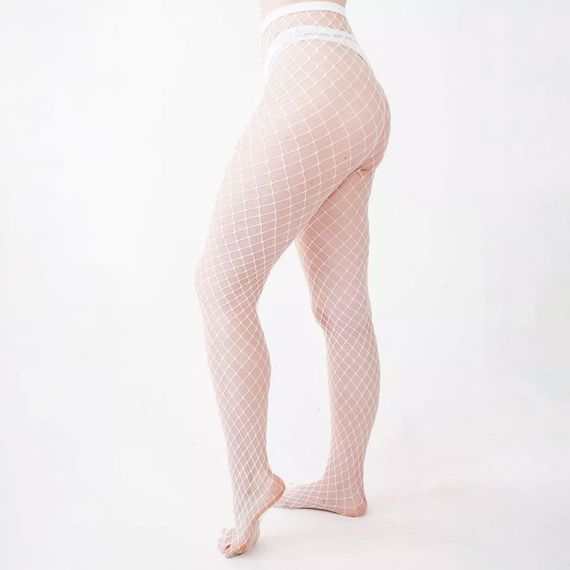 Колготки у середню сітку Babydoll 44 Білий 8006-4 | Зображення 2
