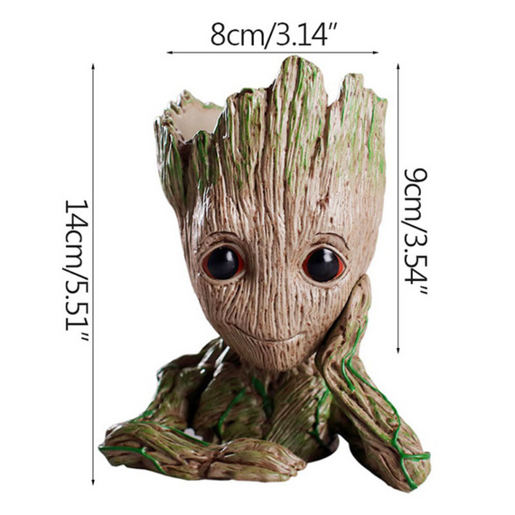 Цветочный горшок кашпо Primo Грут Groot для цветов и канцелярии (GR-01) | Зображення 4