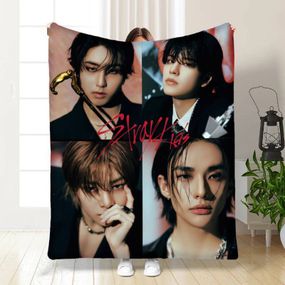 Плед 3D Stray Kids NEW Коллаж 17099 160х200 см