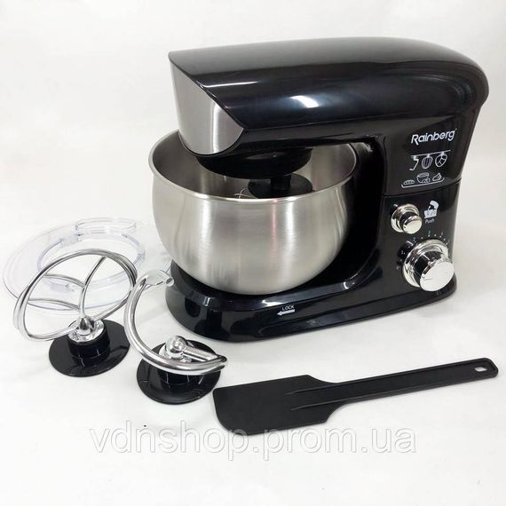 Електричний міксер ручний Rainberg RB-8083 3200 Вт, Міксер ручний 7 швидкостей нержавіюча сталь ZJ-83 | Зображення 6