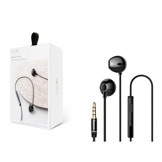 Навушники Baseus Encok H06 lateral in-ear Wire Earphone Black 3.5 mini-jack