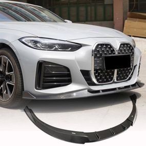 Накладка на передній бампер Lip V3 (для G26 M-Sport, Карбон) для BMW 4 серія G22/23/26 2020- рр